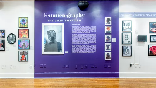 The Schomburg Center/Roy Rochlin. Femmetography: The Gaze Shifted is an exhibition organized by the Schomburg Center’s Teen Curators, an art history and curatorial program for high school students.