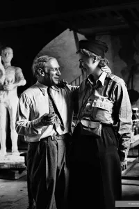 Picasso and Lee Miller in his studio, Liberation of Paris, Rue des Grands-Augustins, Paris, France 1944 by Lee Miller (NC0002 1) © Lee Miller Archives England 2020. All Rights Reserved. www.leemiller.co.uk